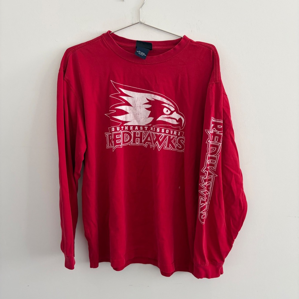 Jansport Southeast Missouri Redhawks Long Sleeve Shirt Red Medium